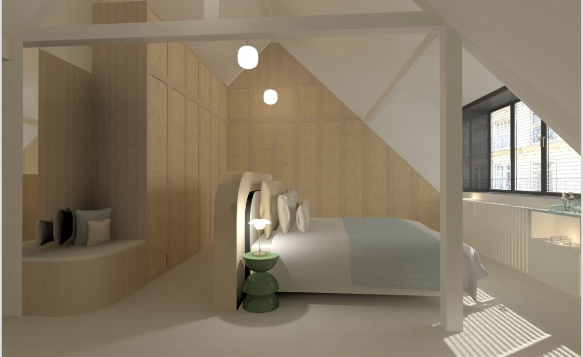 Image of a master bedroom interior in Verlorenkost